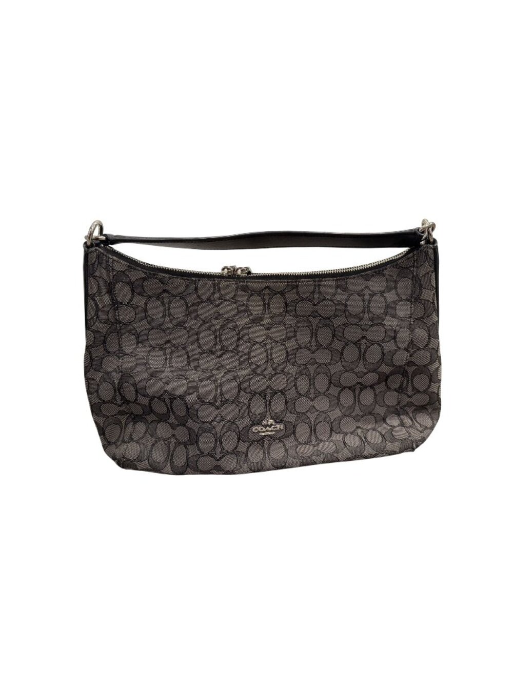 Coach Celeste Hobo Signature Bag Black Smoke F58284 Purse
